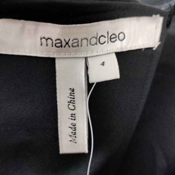 NWT Max & Cleo Strapless Corset Top Fit & Flare Dress in Black Sz. 4 - Picture 12 of 15